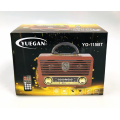 YUEGAN YG-115BT FM AM SW 3 Band Vintage Retro Radio With USB SD TF Mp3 Player